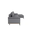 Coltar Extensibil Luigi, 262x168x85 h cm, Stofa, Gri Albastrui picture - 4