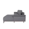 Coltar Extensibil Luigi, 262x168x85 h cm, Stofa, Gri Albastrui picture - 5
