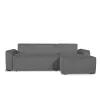 Coltar Extensibil Nova, Compartiment Depozitare,  240x145x75 cm, Stofa Tip Catifea,Gri picture - 3