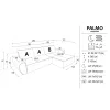 Coltar Extensibil Palmo, Universal, 292x173x87 h cm, Stofa Gri picture - 5