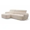 Coltar Nuti Cu Sezut Glisant Actionare Electrica, 294x170x79-95 h cm, Stofa, Beige picture - 3