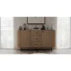 Comoda Ovalio 2 Usi si 3 Sertare, TYP 823,  164.6x42.3x85.4 h cm, Pal Melaminat/MDF, Stejar Cremona picture - 2