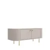Comoda TV Ovalio 2 Sertare, TYP 302,  123x42.3x50 h cm, Pal Melaminat/MDF, Beige Nisip picture - 4