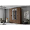 Dulap cu 4 Usi si 2 Sertare Ada 2, 160x52x205 h cm, Oglinda Pal Melaminat picture - 2