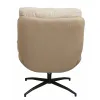 Fotoliu cu Taburet Hava, 83x93x99 h cm, Stofa Beige picture - 3