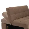 Fotoliu Dublu Extensibil Astana, 141x103x84 h cm, Stofa, Maro picture - 12