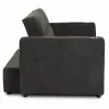 Fotoliu Dublu Extensibil Astana, 141x103x84 h cm, Stofa, Negru picture - 7