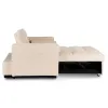 Fotoliu Extensibil Karole, 120x100-193x87 h cm, Stofa, Beige picture - 6