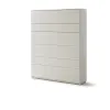 Lenart BED CONCEPT 160x200 cm - Pat rabatabil de perete vertical cu mecanism pneumatic si somiera inclusa, Casmir picture - 1