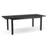 Masa De Gradina Extensibila Arges, 160-210x90x74 cm, Metal/Compozit, Negru/Gri picture - 3