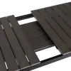 Masa De Gradina Extensibila Arges, 160-210x90x74 cm, Metal/Compozit, Negru/Gri picture - 5