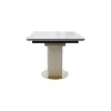 Masa Extensibila Athos, 160-220x90x76 h cm, Blat Ceramic + MDF, Beige/Gri Glossy picture - 5