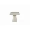 Masa Extensibila Volare, 165-240x90x76 cm, Metal/Piatra Sinterizata, Gri Deschis cu Beige Nisip picture - 5