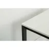 Masa Mitra, 75x75x75 h cm, Metal/Pal Melaminat, Negru/Alb picture - 4