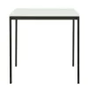 Masa Mitra, 75x75x75 h cm, Metal/Pal Melaminat, Negru/Alb picture - 3