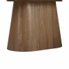 Masa Ovala Lunara 200x100x76 h cm, MDF/Ceramica, Stejar/Beige Pandora picture - 6