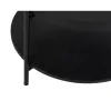 Masuta de Cafea Bivio, 64x64x40, Metal/Pal Melaminat, Neagra picture - 6