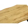 Masuta de Cafea Evele, Stil Industrial, 90x60x39 h cm, Picior Metalic, Blat MDF, Negru/Stejar picture - 5