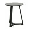 Masuta De Cafea Farsad, ⌀45x52 CM, MDF/Metal, Negru/Negru Marmura picture - 2