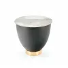 Masuta de Cafea Marbella Ø48x45 cm, Metal/Piatra Sinterizata, Negru/Pandora Beige picture - 1