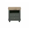Noptiera Evora 2 Sertare, 52x42x54 cm Verde/Stejar Lefkas picture - 3