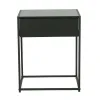 Noptiera Snoa 40x30x50 h cm, Metal/Pal Melaminat, Negru picture - 2
