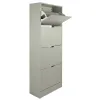 Pantofar Corry II, 4 sertare, 60x24x157 cm, Pal Melaminat/MDF, Gri Mat picture - 3