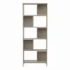 Raft Carti Lund B, 70x30x180 CM Metal/Pal Melaminat, Taupe picture - 2