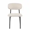 Scaun Apex, 48x47.5x79 h cm, Structura Metalica/Stofa Beige picture - 2