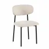 Scaun Apex, 48x47.5x79 h cm, Structura Metalica/Stofa Beige picture - 1