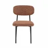 Scaun Apex, 48x47.5x79 h cm, Structura Metalica/Stofa, Caramiziu picture - 2