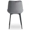 Scaun Kortina, 51.5x55x85 h cm, Catifea Gri picture - 6