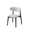 Scaun Living Zola, 57.5x53x80 h cm, Lemn Cauciu/Stofa Boucle, Wenge/Crem picture - 1