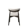 Scaun Living Zola, 57.5x53x80 h cm, Lemn Cauciu/Stofa Boucle, Wenge/Crem picture - 5