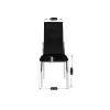 Scaun Noble, 46x48x101 H CM, Structura metalica, Crom/Negru picture - 10