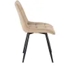 Scaun Riocco, 49x57x89 h cm, Catifea Bej picture - 4