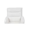 Scaun Rotativ Enzo, 60x60x92 h cm, Stofa tip Boucle, Alb picture - 5