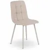 Scaun Saltburn, 43x52x90.5 h cm, Picior Metalic Casmir/Stofa Beige picture - 1