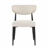 Scaun Zenith, 54x53x80 h cm, Structura Metalica/Stofa Beige picture - 2