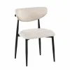 Scaun Zenith, 54x53x80 h cm, Structura Metalica/Stofa Beige picture - 1