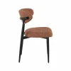 Scaun Zenith, 54x53x80 h cm, Structura Metalica/Stofa Caramizie picture - 4