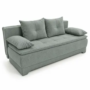 Canapea Extensibila Aurora,  202x94x84 h cm, Stofa, Mint