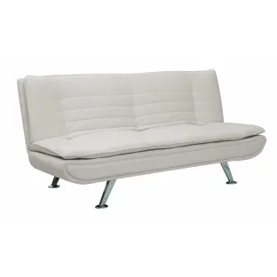 Canapea Extensibila Birke, 190.5x95.5x94 h cm, Stofa Crem