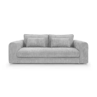 Canapea Extensibila Lil Buddy, 260x106x89 cm,  Stofa - Gri Deschis
