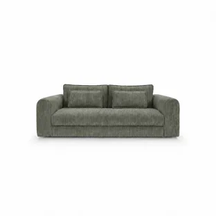 Canapea Extensibila Lil Buddy, 260x106x89 cm,  Stofa - Verde Olive