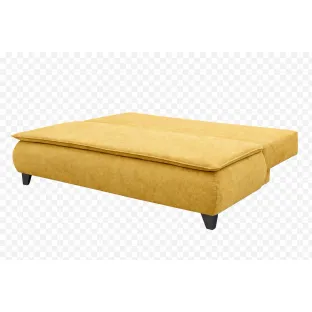 Canapea Extensibila Minto, 208x106x100 h cm, Stofa Galben Mustar