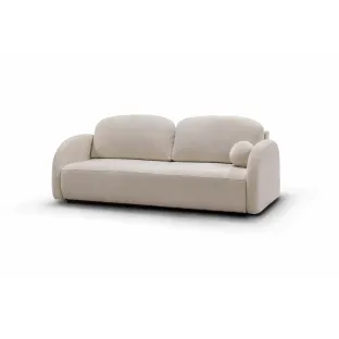 Canapea Extensibila Rumes, 230x105x90 h cm, Stofa Beige Toro 25