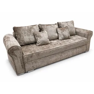 Canapea Extensibila Sara,235x90x75 h cm, Stofa Abriamo 02 Bej Inchis