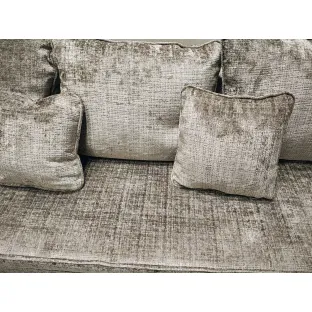 Canapea Extensibila Sara,235x90x75 h cm, Stofa Abriamo 02 Bej Inchis
