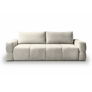 Canapea Extensibila Taremi, 248x104x90 h cm, Stofa, Beige Inchis